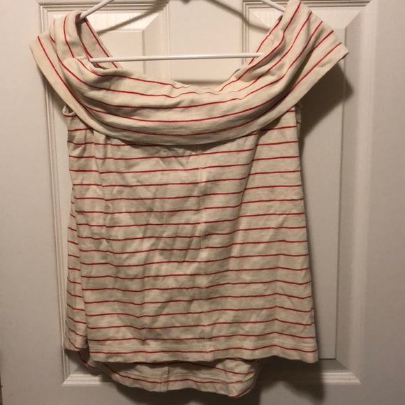 Striped OTS Top - Picture 2 of 3